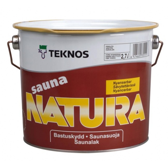 

Антисептик Teknos Sauna Natura 2.7 л, Неокрашенный