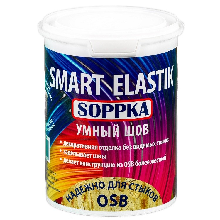 Шпатлевка Soppka Smart Elastik Умный шов 1 кг
