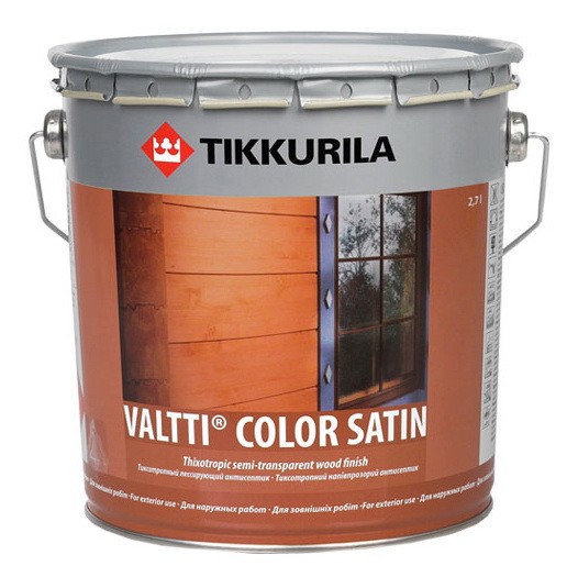 

Антисептик Tikkurila Valtti Color Satin EС 9 л, Неокрашенный