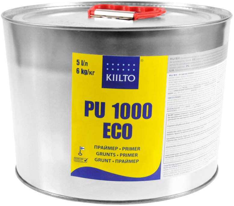 Купить Грунтовка для паркетного клея полиуретановая Kiilto PU 1000 Eco 5 л