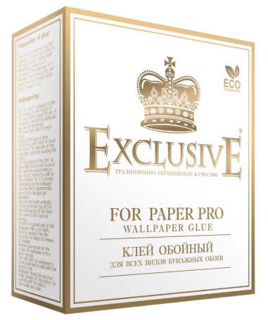 

Exclusive For Paper PRO, 283 г, Обойный клей для бумажных обоев