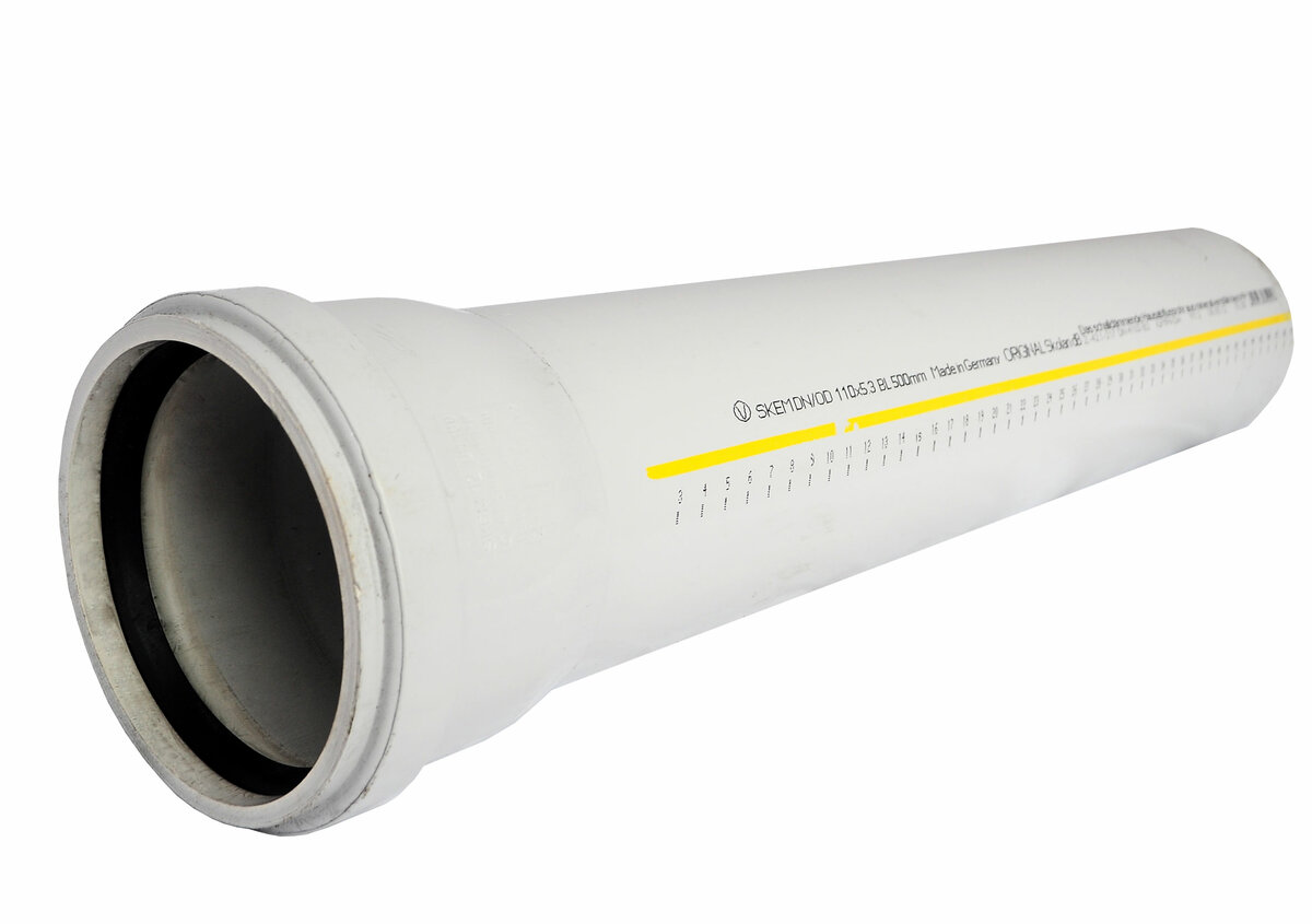 

Ostendorf Skolan dB SKEM (DN56) 58 мм, 0.15 м, Труба канализационная бесшумная, Серый