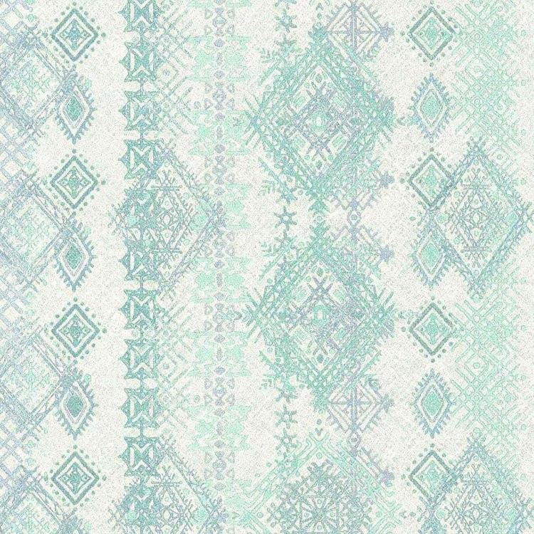 

Обои виниловые на флизелиновой основе AS Creation Boho Love 36466-1, Бирюзовый