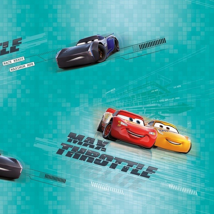 

Обои виниловые на флизелиновой основе Erismann Disney Cars E-D-005A, Зеленый