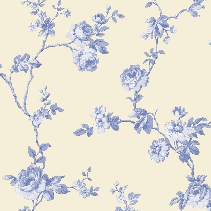 

Обои виниловые на флизелиновой основе Grandeco Little Florals 2204 LF, Бежевый