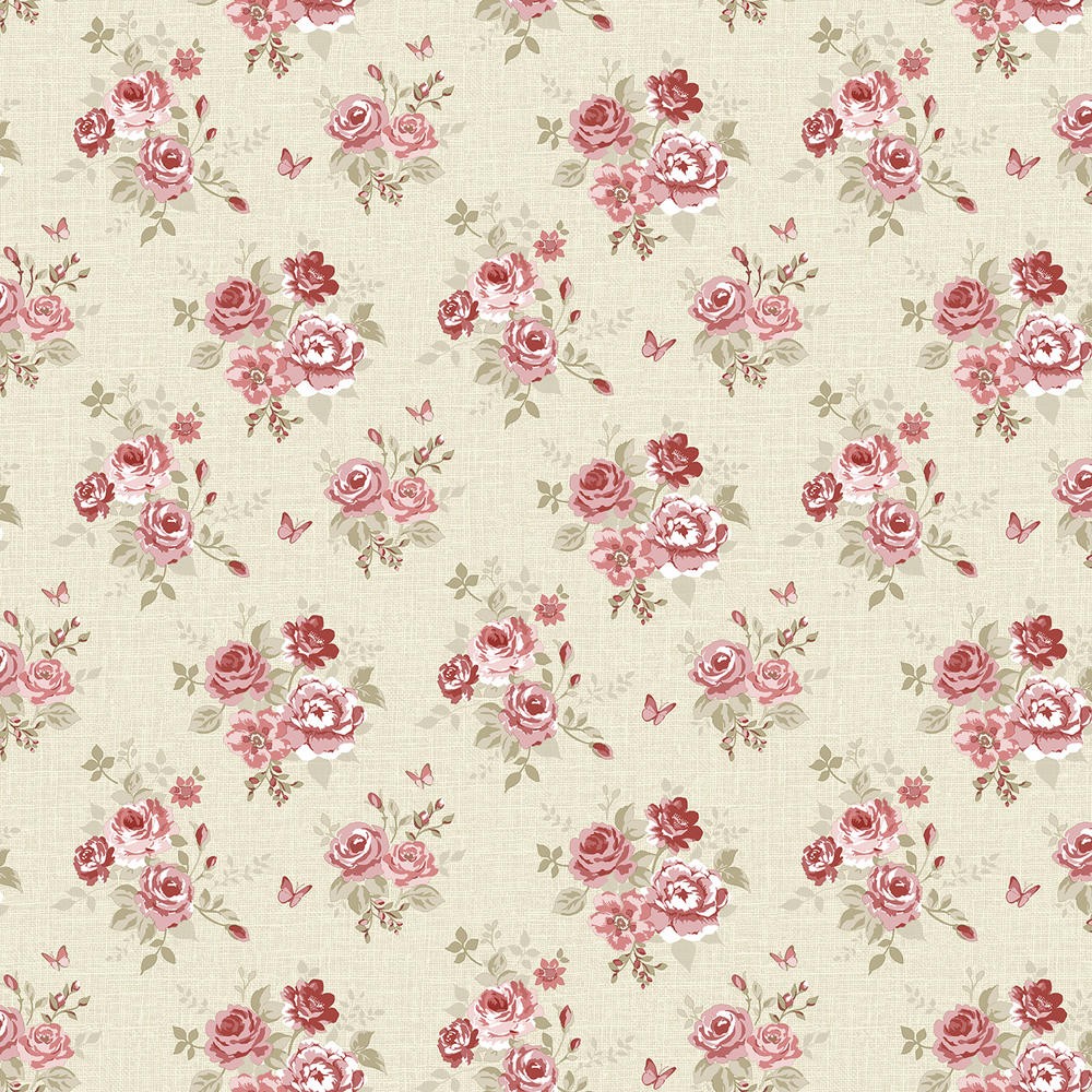 

Обои виниловые на флизелиновой основе Grandeco Little Florals 3103 LF, Бежевый
