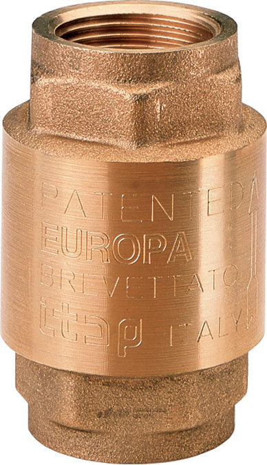 

Обратный клапан Itap 100 Europa 1/2" пружинный муфтовый с металл седлом