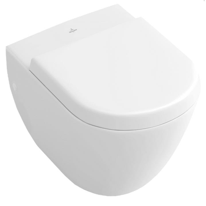 Унитаз подвесной Villeroy & Boch Subway 660410R1 укороченный