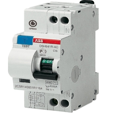 

Автомат дифференциальный ABB DSH941R C16 30мА 16А АС