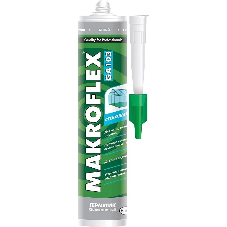 

Герметик силиконовый Makroflex GA103 стекольный белый 300 мл