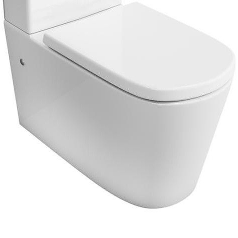

Чаша напольного унитаза Delice Lorraine Compact c сиденьем микролифт, Белый