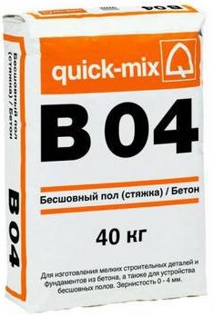 Стяжка пола Quick-mix B04 40 кг