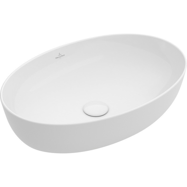 

Раковина накладная Villeroy & Boch Artis 419861R1 Альпин 610х410 мм, Белый