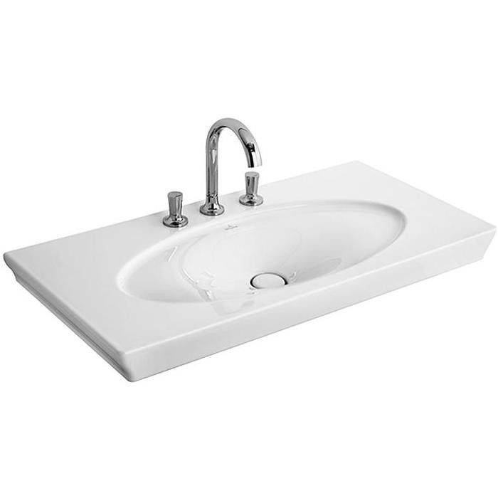 

Раковина накладная Villeroy & Boch La Belle 6124A1R1 Альпин 1000х490 мм, Белый