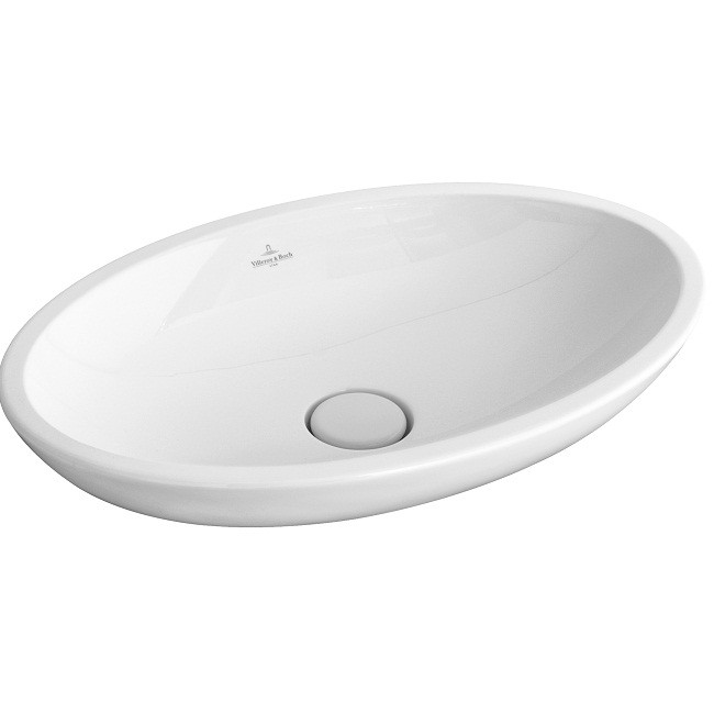 

Раковина накладная Villeroy & Boch Loop & Friends 515100R1 585х380 мм, Белый