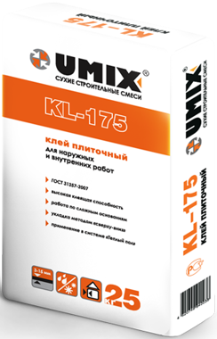 

Umix KL-175, 25 кг, Клей для плитки