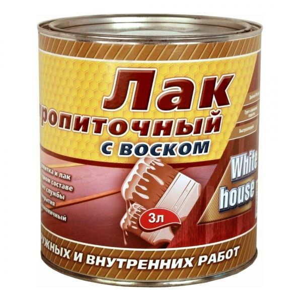 

White House, 3 л, Лак для дерева пропиточный с воском тик