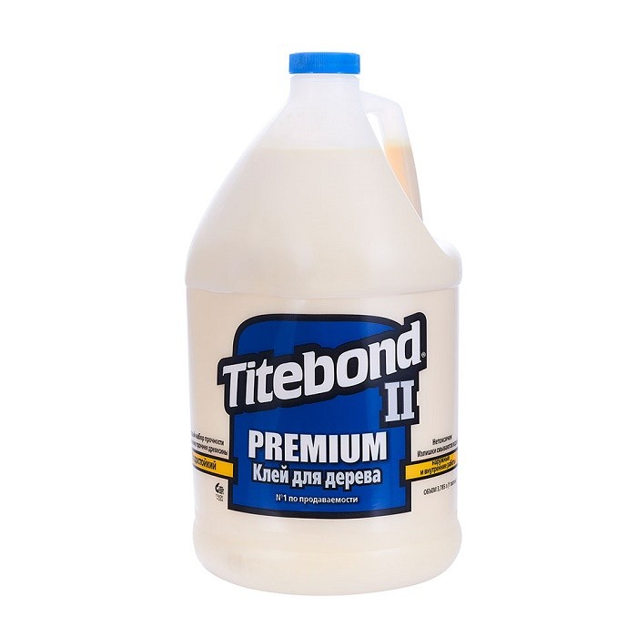Клей столярный Titebond Premium II Wood Glue влагостойкий 3.78 л