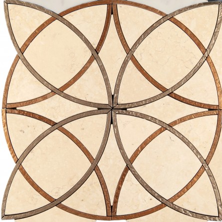 

Плита из мрамора для пола Skalini Alcamo ACM-5/1, Бежевый