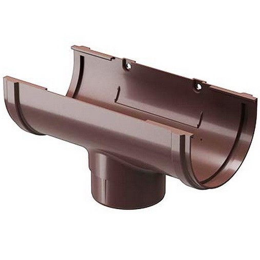 Купить Воронка желоба Docke ПВХ Standard D120/80 мм светло-коричневая