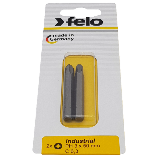 

Бита крестовая Felo Industrial PH3 50 мм 2 шт.