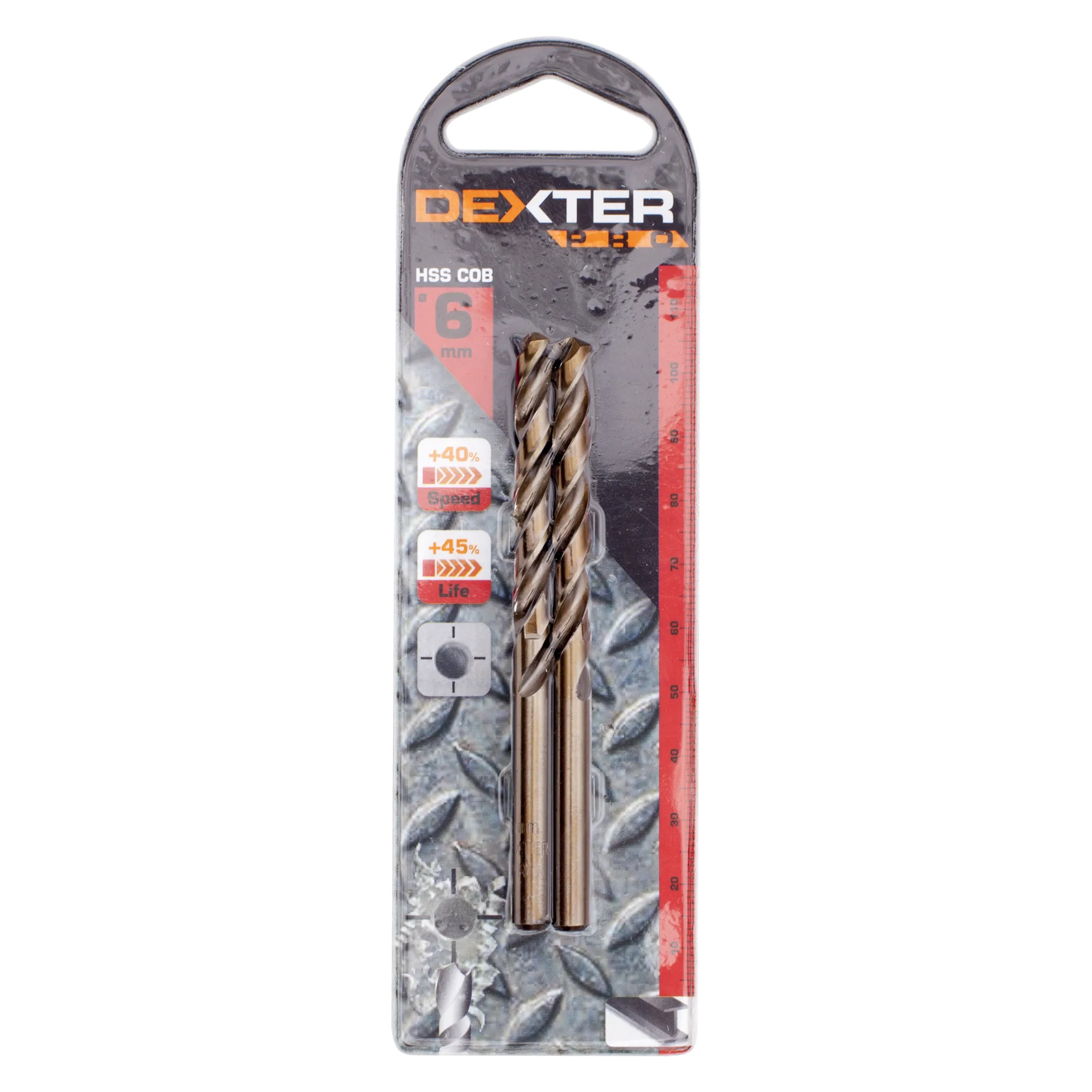 

Сверло по металлу HSS-Co 6х93 мм Dexter Pro 113-01336