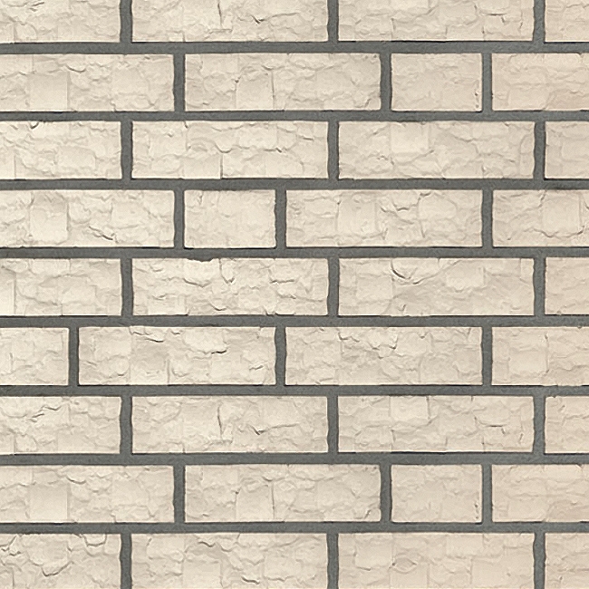 

Roben Esbjerg perlweiß NF, , Кирпич клинкерный рельефный, Белый