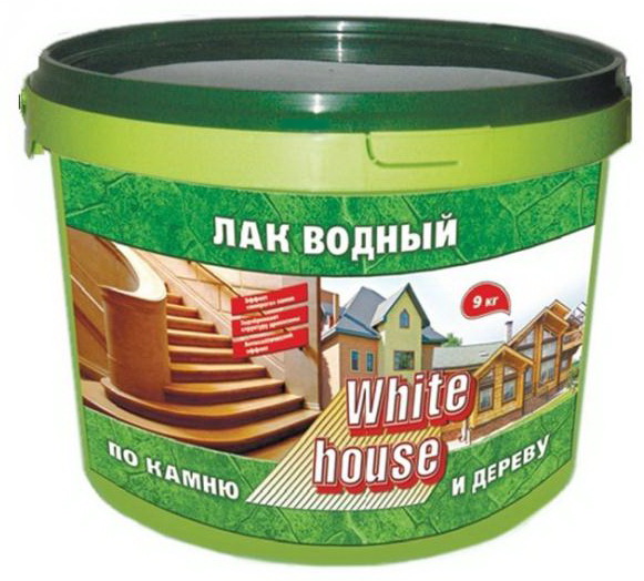 

Лак водный акриловый по дереву и камню White House сосна 9 кг