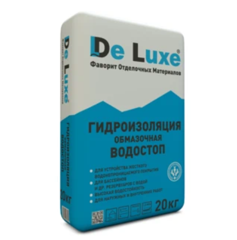 Купить Гидроизоляция обмазочная De Luxe Водостоп 20 кг