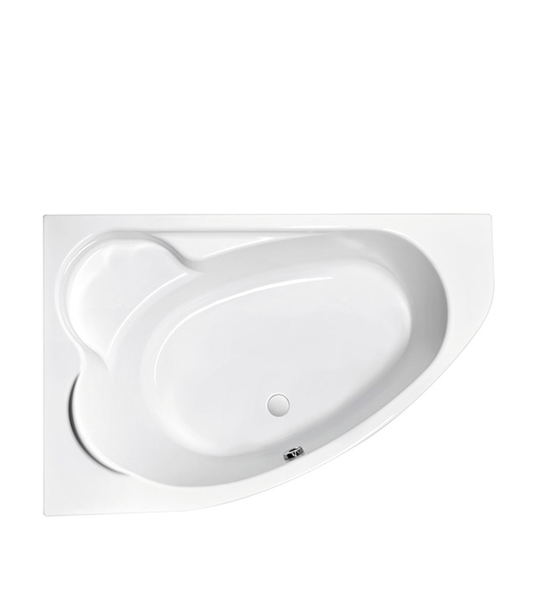 

Ванна акриловая CERSANIT Kaliope 153х100см угловая левая, Белый