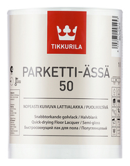 

Tikkurila Parketti-Assa 50, 10 л, Лак для дерева, Бесцветный