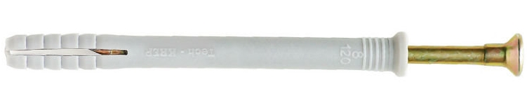 

Tech-Krep SM-L, 10х100 мм (50 шт), дюбель-гвоздь с потайным бортиком