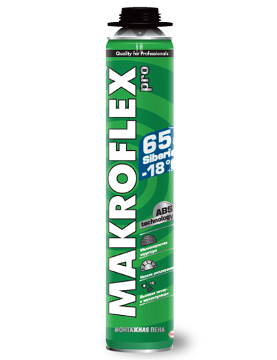

Makroflex Siberian 65 Pro, 750 мл, Пена монтажная профессиональная зимняя