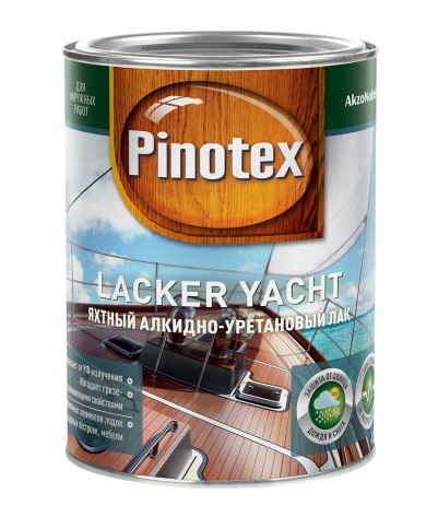 Pinotex Lacker Yacht 90, 1 л, Лак для дерева