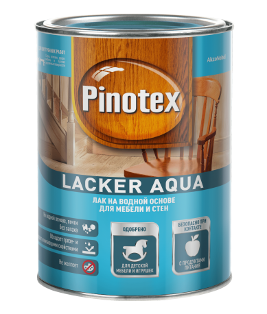 Pinotex Lacker Aqua 70, 1 л, Лак для дерева