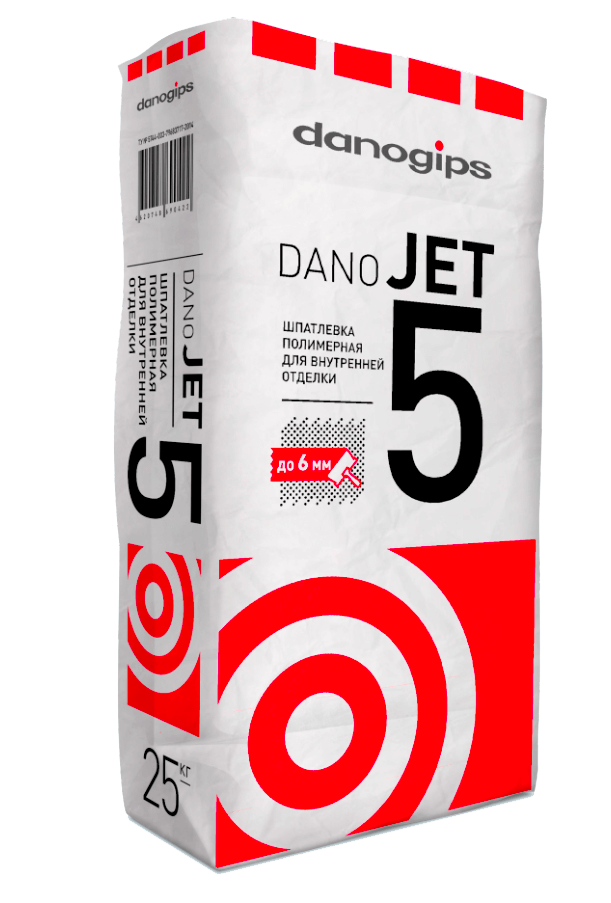 Купить Danogips Dano Jet 5 (белая), 25 кг