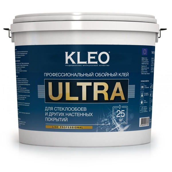 Kleo Ultra, 10 кг, Обойный клей готовый для стеклообоев