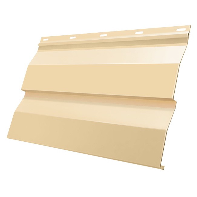 

Сайдинг Grand Line Optima Корабельная Доска Satin 0.5 мм Ral 1014 резка, Бежевый