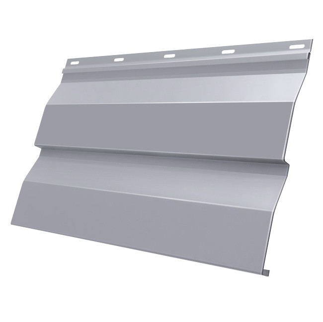 

Сайдинг Grand Line Optima Корабельная Доска Satin 0.5 мм Ral 7004 резка, Серый