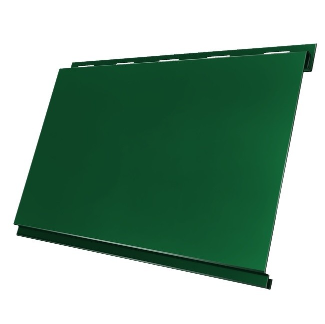 

Сайдинг Grand Line Optima Вертикаль Pe 0.45 мм Ral 6005 резка, Зеленый