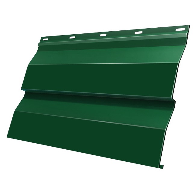 

Сайдинг Grand Line Корабельная Доска Velur 0.5 мм Ral 6005 резка, Зеленый