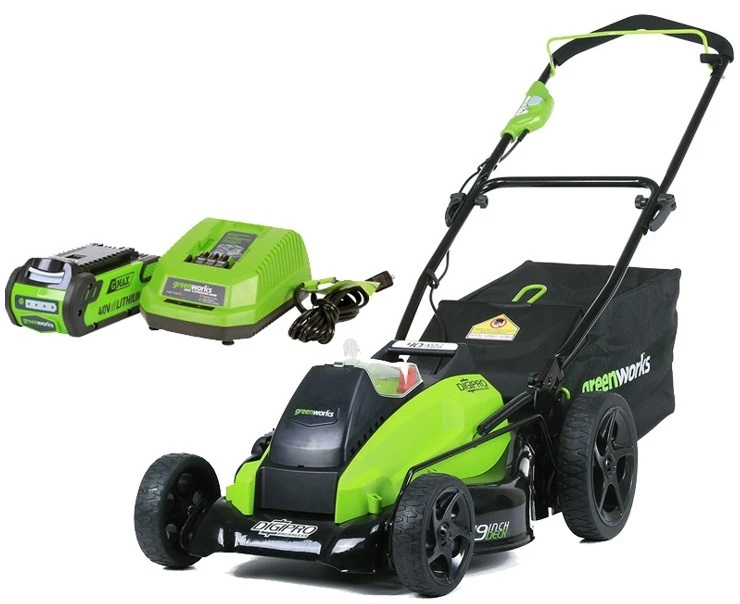 

Greenworks GD40LM45K4, Газонокосилка аккумуляторная