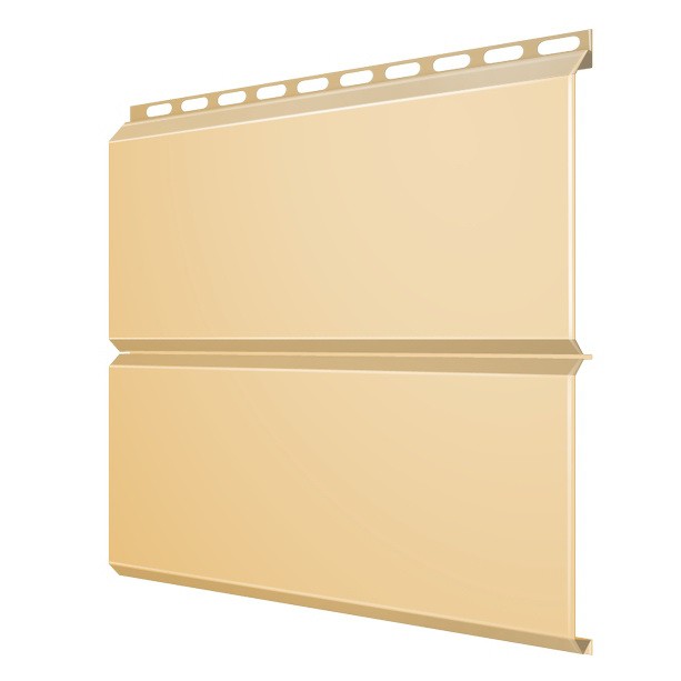 

Сайдинг Grand Line Optima Экобрус Satin 0.5 мм Ral 1014 резка, Бежевый
