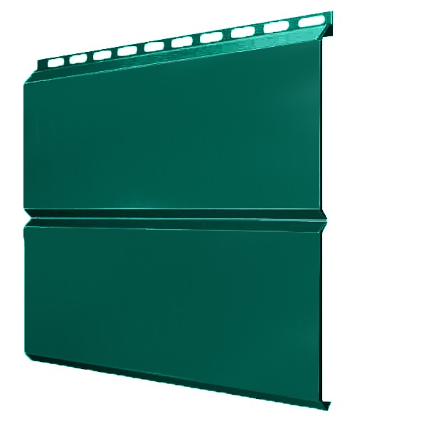 

Сайдинг Grand Line Optima Экобрус Satin 0.5 мм Ral 5021 резка, Зеленый