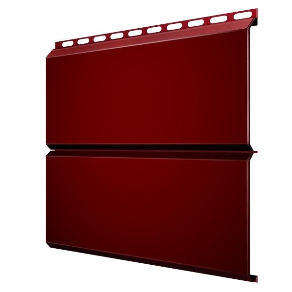 

Сайдинг Grand Line Экобрус Velur20 Ral 3005 резка, Красный