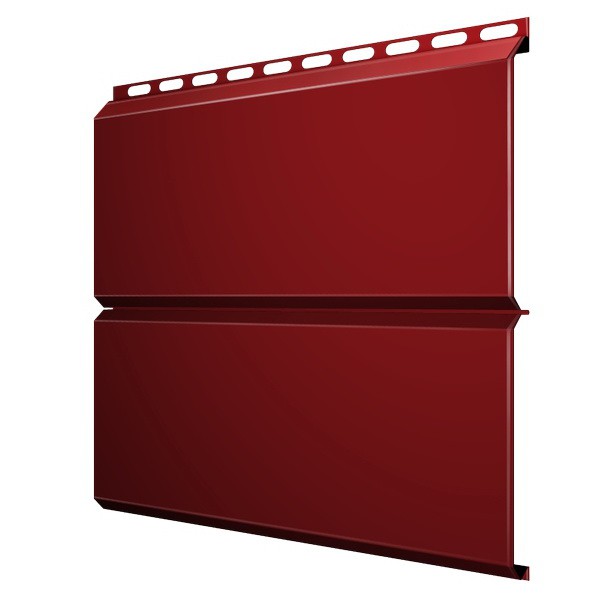 

Сайдинг Grand Line Экобрус Velur20 Ral 3011 резка, Красный