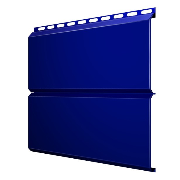 

Сайдинг Grand Line Optima Экобрус Satin 0.5 мм Ral 5002 резка, Синий