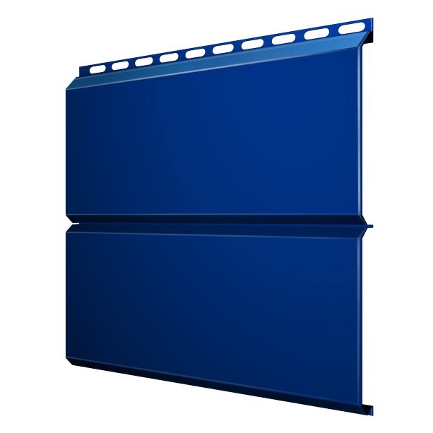 

Сайдинг Grand Line Экобрус Velur20 Ral 5005 резка, Синий
