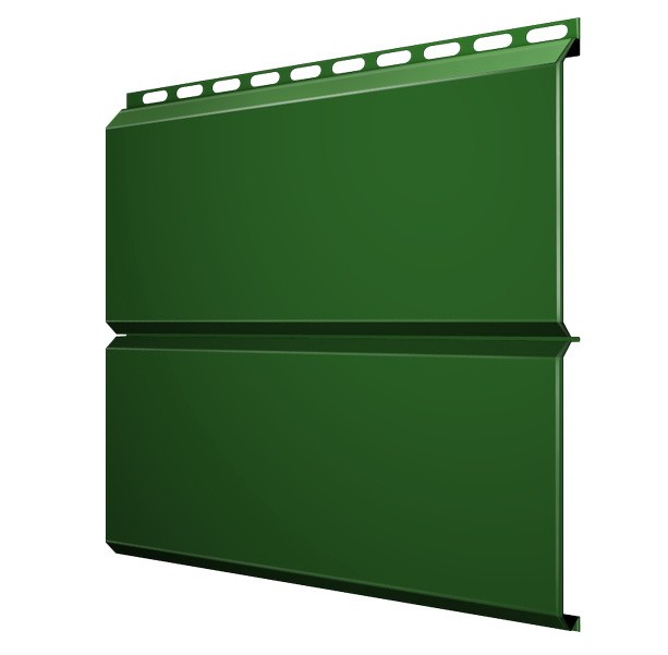 

Сайдинг Grand Line Optima Экобрус Pe 0.45 Ral 6002 резка, Зеленый