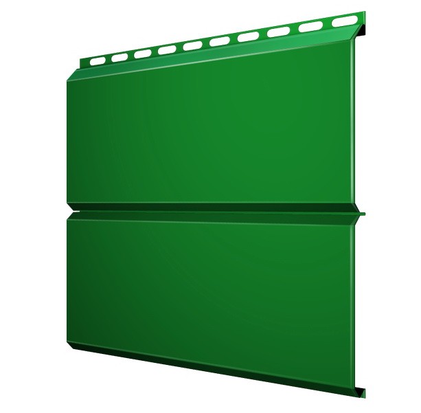 

Сайдинг Grand Line Optima Экобрус Satin 0.5 мм Ral 6029 резка, Зеленый